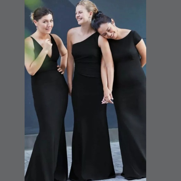 NWOT BHLDN KATIE MAY GWYNETH GOWN MAXI DRESS BLACK Z407-6 - Picture 4 of 5